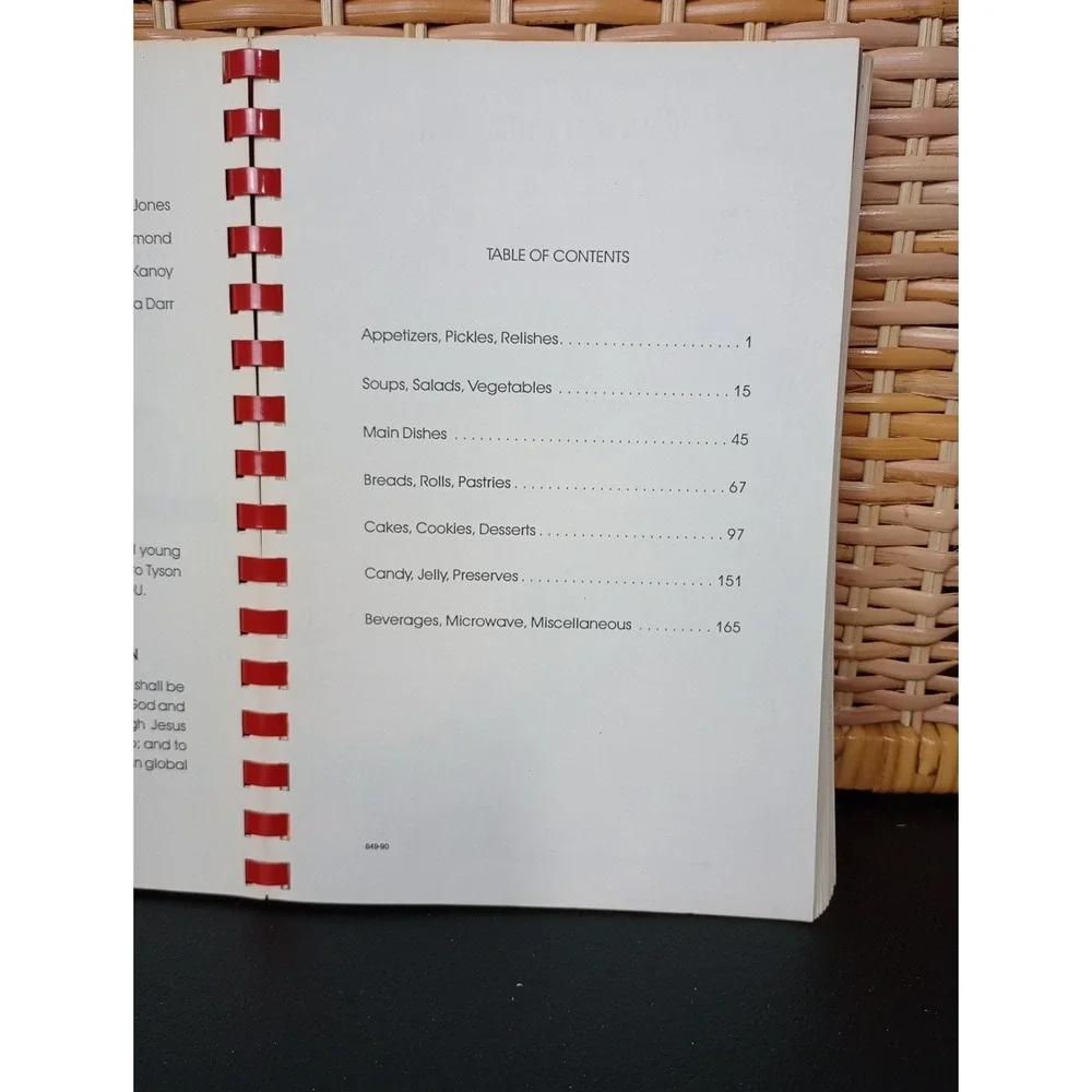 Fairview‎ United Methodist Church Cookbook Thomasville, NC 1990 Vintage Local